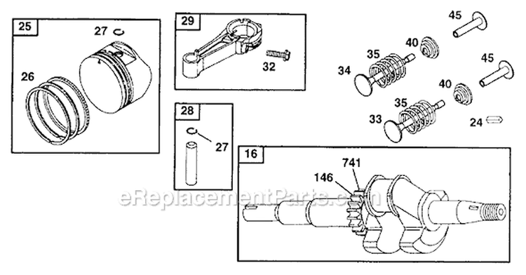Page F Diagram and Parts List for 1052-1  Briggs and Stratton Pressure Washer